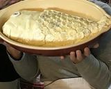 A picture of step 1 of Salmon Wellington.