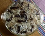A picture of step 9 of Basil Seed, Grass Jelly, and Malva Nut Drink.