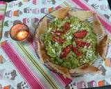 Pasta macaroni with cheese and spinach pesto sauce recipe step 3 photo