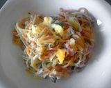 Tejszínes-cukkinis spagetti recept fázis 7 fotója