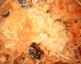A picture of step 3 of Egusi groundnut soup.