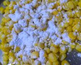 A picture of step 2 of Crispy Peri Peri Corn.