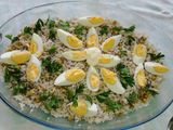 Ensalada de arroz y sardina