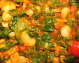 A picture of step 6 of Butter beans curry.
