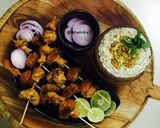 A picture of step 6 of Tandoori Mushrooms.