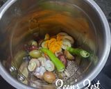 A picture of step 2 of No Cook Karonda Chutney.