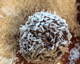 A picture of step 2 of Strawberry Chokladbollar (vegan).