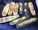 Une image de l'étape 6 de Trio de courgettes marinées et grillées.