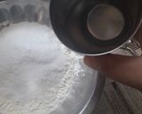 A picture of step 1 of Sweet buttery Puff pastry with chocolate nuty sauce.