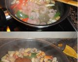 Foto del paso 2 de la receta Fideos a la cazuela con marisco y pollo
