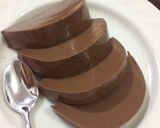Foto langkah ke 3 dari resep Pudding coklat fla vanila.