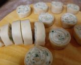 A picture of step 5 of 5 potato snacks with one recipe.