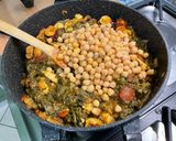 A picture of step 19 of Chicken Curry with Chickpeas, Eggplant, and Spinach.