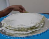 Foto langkah ke 5 dari resep Crepe Matcha Cake.
