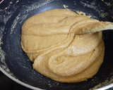 டபுள் லேயர் சாக்கோ வேர்க்கடலை பர்ஃபி (Double layer peanut burfi recipe in tamil) ரெசிபி ஸ்டேப் 5 புகைப்படம்
