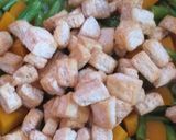 Foto langkah ke 5 dari resep Tumis tahu, labu kuning, kacang panjang.