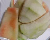 A picture of step 2 of Watermelon Rind Burfi /Tarbooz ke Chilke ki Burfi.