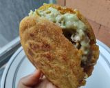 Foto del paso 7 de la receta: Arepa🫓🌽🌮 rellena de aguacate y pollo🥑🍗🫓