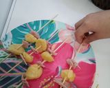 Foto del paso 5 de la receta: Brochetas de Queso y Jamón