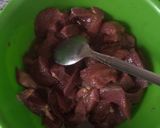 A picture of step 3 of Chinese beef and cabbage sauce.