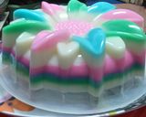 Foto langkah ke 2 dari resep Puding bunga.