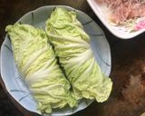 รูปขั้นตอนการทำที่ 2 ของ ผักกาดขาวยัดไส้หมูสับวุ้นเส้น