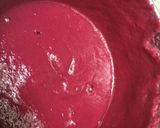 A picture of step 2 of Beetroot, apple, banana smoothie bowl.
