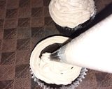 A picture of step 4 of Moist Chocolate cream cupcakes♡.