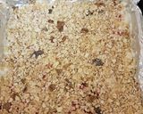 A picture of step 4 of My Strawberry no bake cereal bars. 😁.