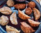 A picture of step 12 of Steamed and Fried Soya Momos (Soybean Dumplings).