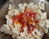 A picture of step 3 of Cauliflower sabji.