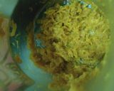 A picture of step 1 of Veg noodles.