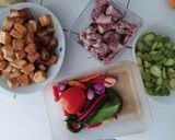 Foto langkah ke 1 dari resep Sambal Goreng Cumi Asin Pete.