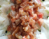 Foto del paso 1 de la receta: Ensalada de bacalao ahumado, aguacate, tomate y mozzarella
