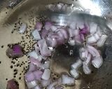 A picture of step 2 of Murmura pulao.