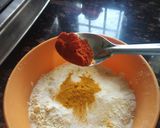 A picture of step 2 of Methi Masala Thepla.