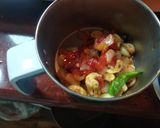 A picture of step 2 of Chat pata panner butter masala.