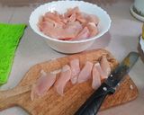 A picture of step 3 of Simple Chicken Tikka Pizza.