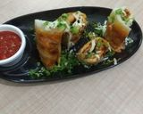 A picture of step 7 of Cheesy Jini Dosa.