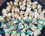 عکس مرحله 1 از دستور دمی بادمجون و مرغ🍆🍗🍚