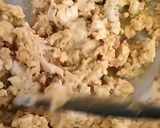 A picture of step 2 of Chicken Cheese Bread 14 August special.