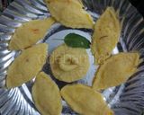 A picture of step 6 of Kesar Khirer Sandesh (without sugar).