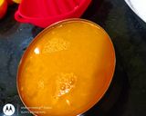 A picture of step 1 of Orange powder mix.