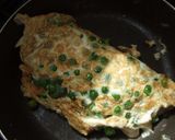 Foto del paso 3 de la receta Tortillita verde con queso de cabra