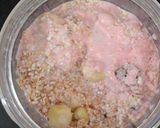 A picture of step 2 of Pink Amaranth Shake / Ramdana Smoothie With Strawberry(For Navratri Festival Falahari Vrat Upwas)🌸✨️.