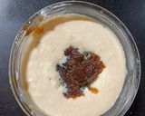 A picture of step 3 of Gulkand Ice cream.