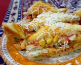 A picture of step 5 of Corn mayo grill sandwiches.
