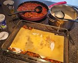 A picture of step 7 of Lasagna.