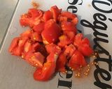 Une image de l'étape 1 de Filets de haddock fumé aux tomates et épices (recette plancha).