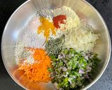 A picture of step 1 of Gluten-free Veggie Missi Paratha { Good For Weight Loss }.